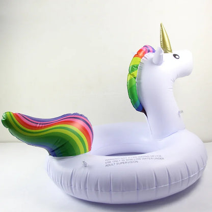 Giant Inflatable Unicorn Pool Float Swim Ring Floating Swim Float Gonflable Piscina Boias 90Cm 120Cm Child&Adult Water Toys