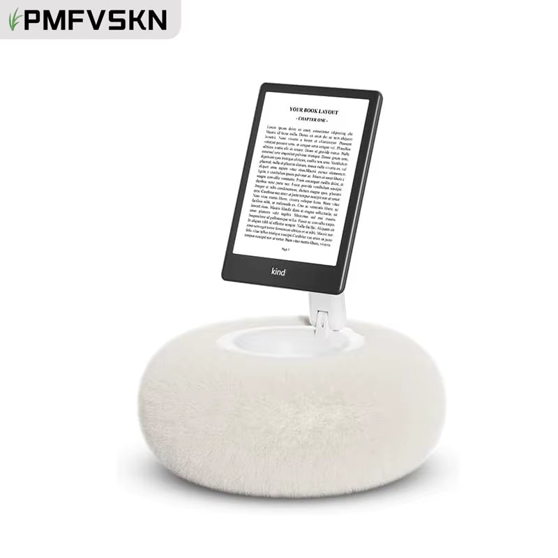 2025 Magnetic Pillow Stand for Kindle E-Book, 3.5-7' Tablet or Other Devices, Adjustable Pillow Phone Holder for Reading on Bed