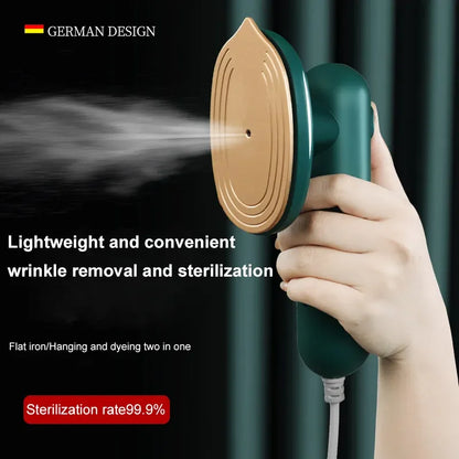 Electric 30W Mini Steam Iron Portable Wet and Dry Handheld Garment Steamer Home Travel Dorm Steam Iron Gift